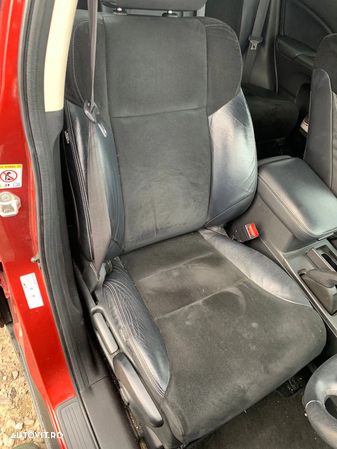 Interior din piele neagra cu alcantara de Honda CR-V an 2014 cu incalzire - 2