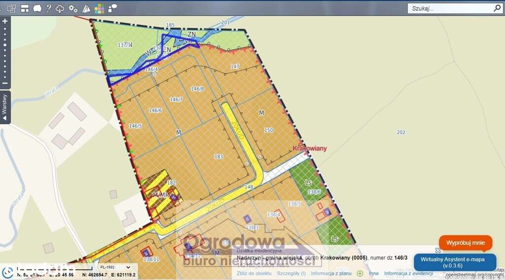 Działki budowlane MPZP przy rzece Utrata-7