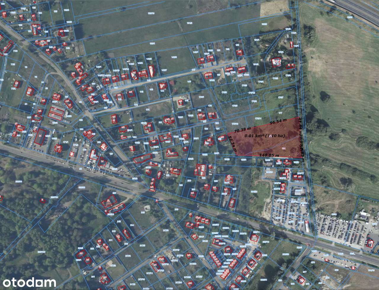 Działka inwestycyjna pod 11 domów nad Jeziorem Miedwie-2