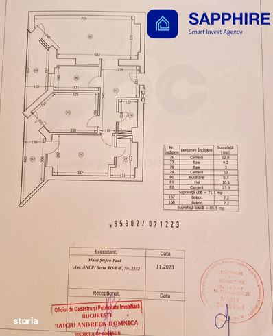 Apartament 3 camere cu 2 băi Vulcan Residence, ideal investiție-13