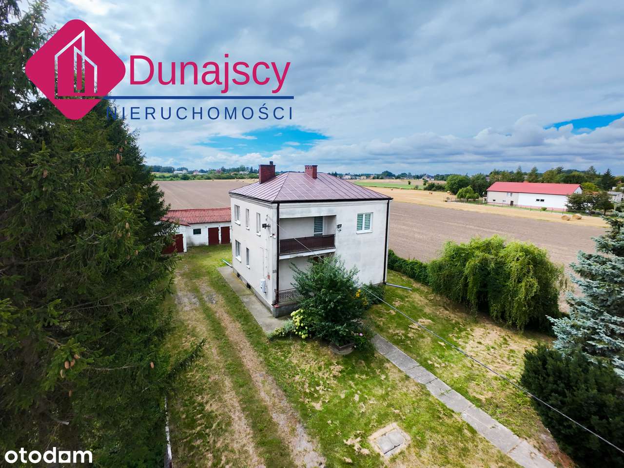 DOM WOLNOSTOJĄCY Z BUDYNKAMI GOSPODARCZYMI, NA UBOCZU, STAN DOBRY - Pełny obrazek: 4/20