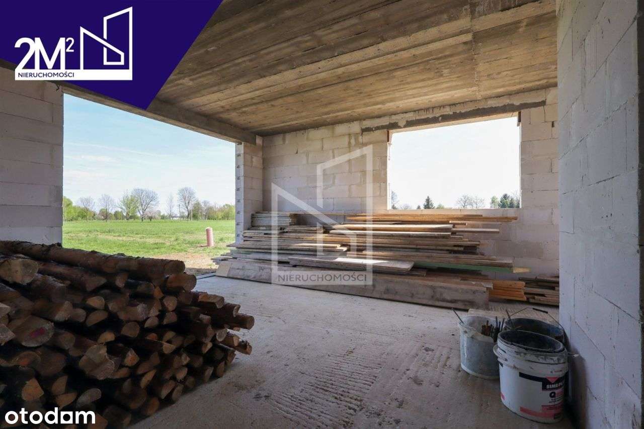 Dom w stanie surowym otwartym. Białobrzegi - Pełny obrazek: 4/15