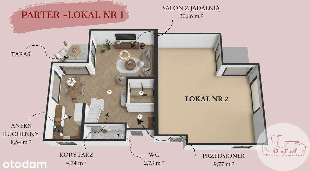 Wysoki Standard tarasy bez widoku na sąsiada! - Pełny obrazek: 3/20