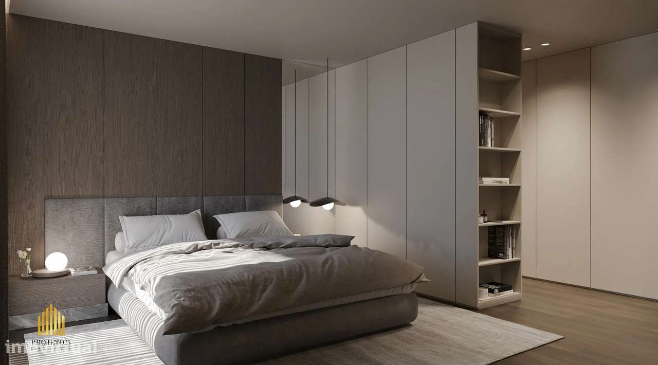 T3 NOVO, Varanda 16m2 em Condº Fechado com Piscina e jardins privados.-14