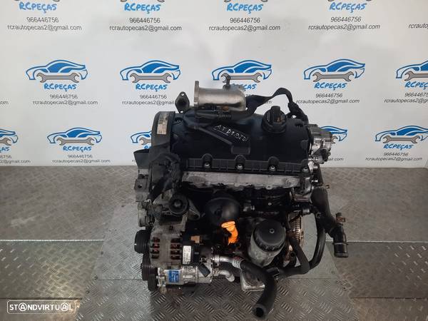 MOTOR COMPLETO 1.9 TDI 8V 100CV ATD VW VOLKSWAGEN BORA MOTOR ARRANQUE ALTERNADOR BIMASSA COMPRESSOR EMBRAIAGEM BOMBA DIRECAO INJETORES - 1