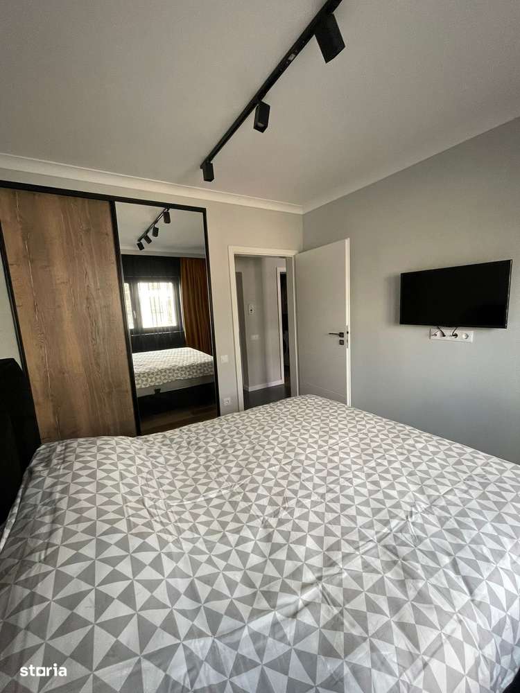 Apartament 2 camere, balcon și grădină,mobilat complet, zona D Stanca-7