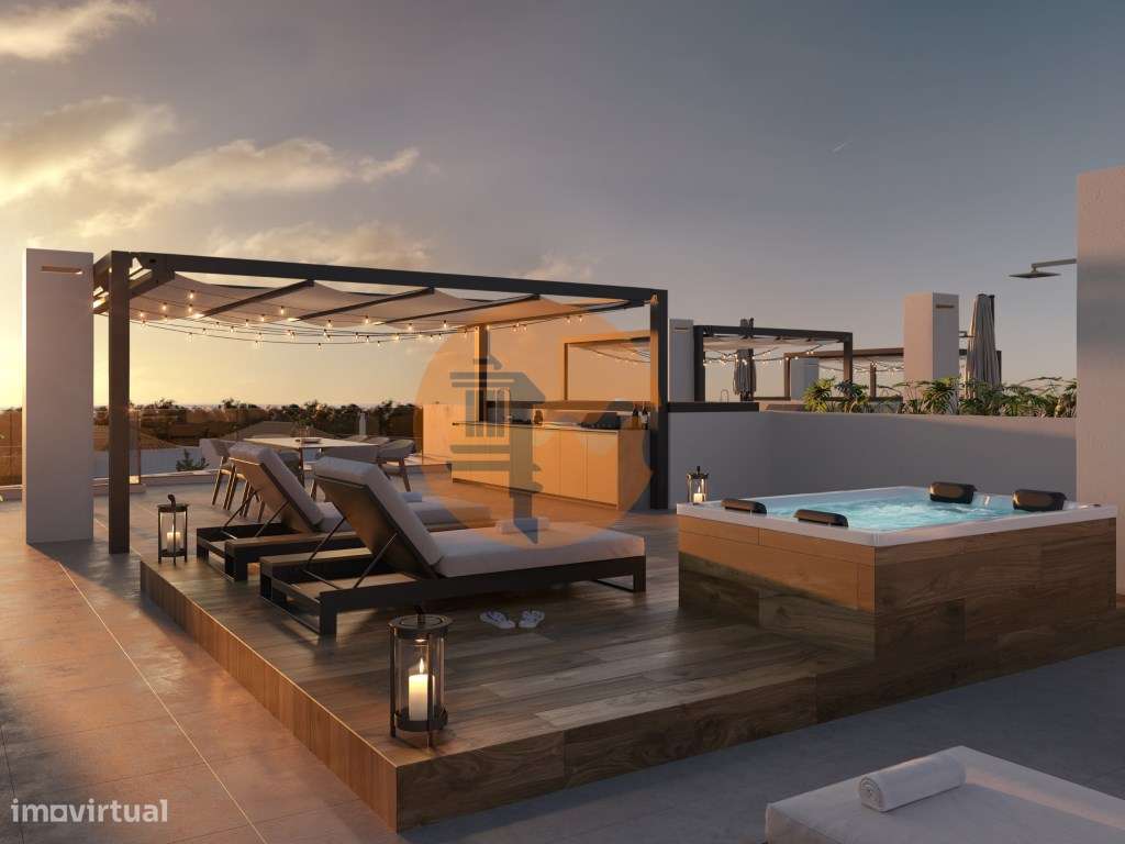 Apartamento T3, top, floor, no 2.º andar, vista mar, em empreendime... - Grande imagem: 5/15