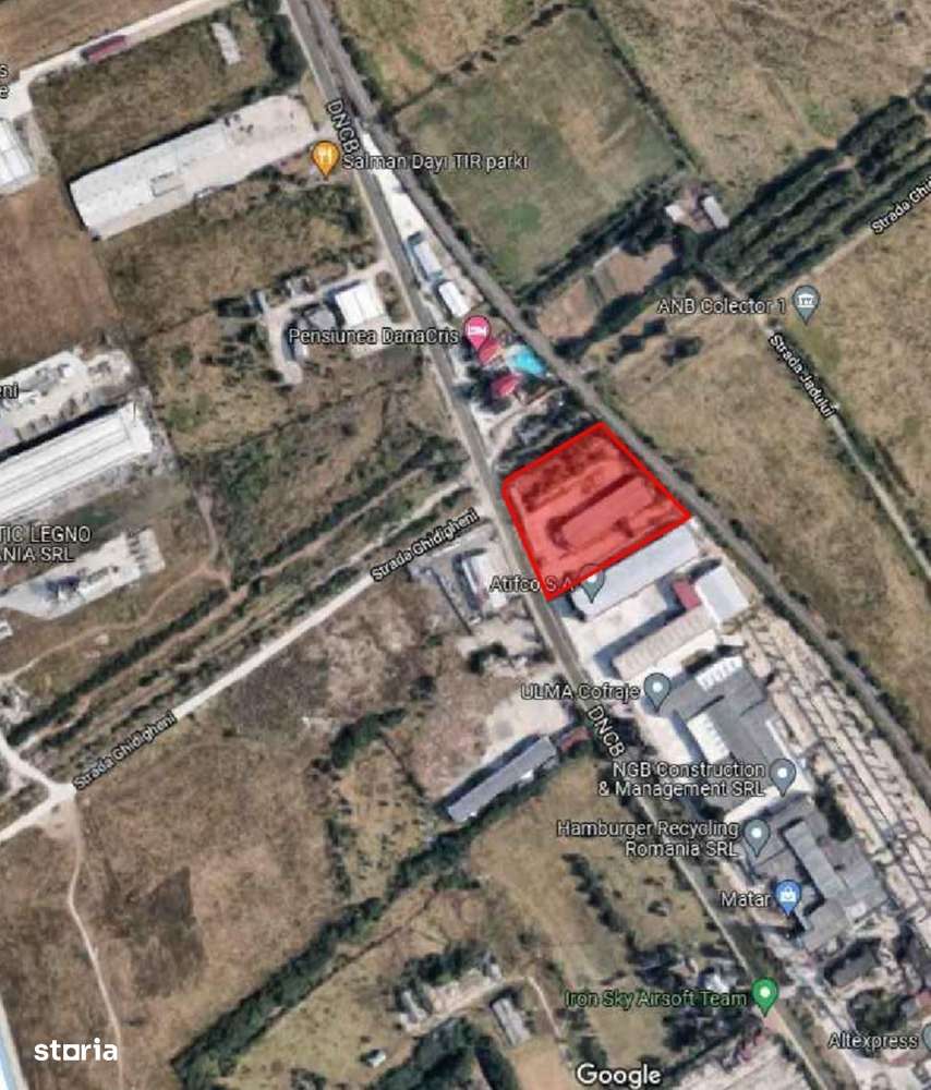 Teren intravilan 9.862 mp – poziție excelentă pe Șoseaua de Centură Br-0