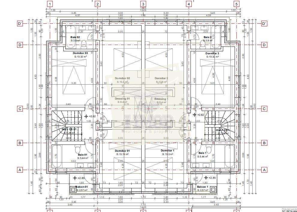 Duplex la cheie 4 camere si 3 bai 7 km de Sibiu-4