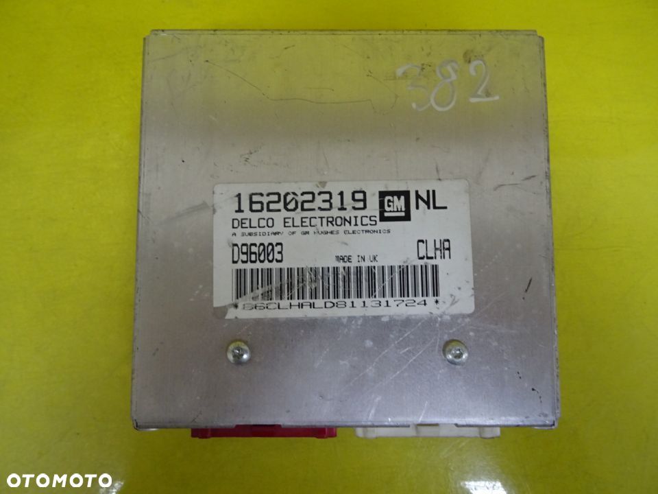 KOMPUTER SILNIKA OPEL VECTRA B 16202319 / 096003 NR382 - 1