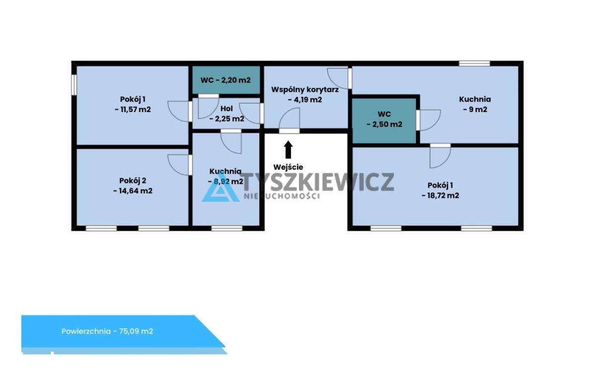 2 mieszkania połączone w 1! Mieszkaj lub inwestuj - Pełny obrazek: 3/20