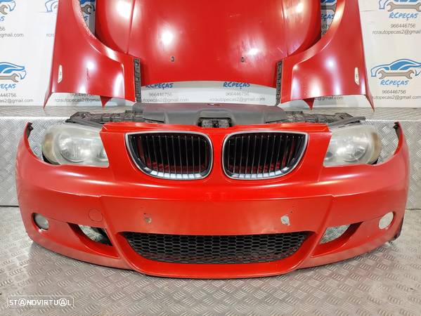 FRENTE COMPLETA BMW SERIE 1 E81 E87 PACK M CAPOT PARACHOQUES GUARDA-LAMAS OTICAS RADIADOR VENTILADOR FRENTE FIBRA REFORÇO - 4