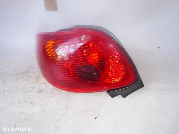 peugeot 206 lampa nowa oryginał wkład tył lewa tylna - 1