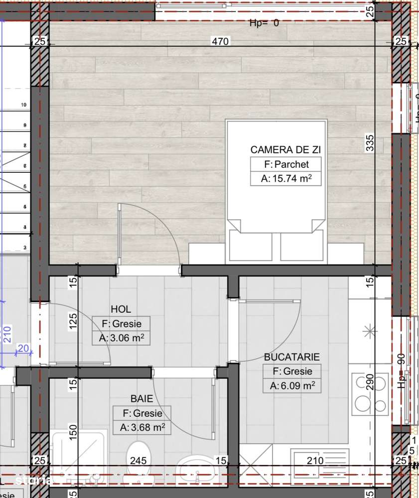 Garsonieră Bloc nou Cornitoiu - Imagine principală: 1/1