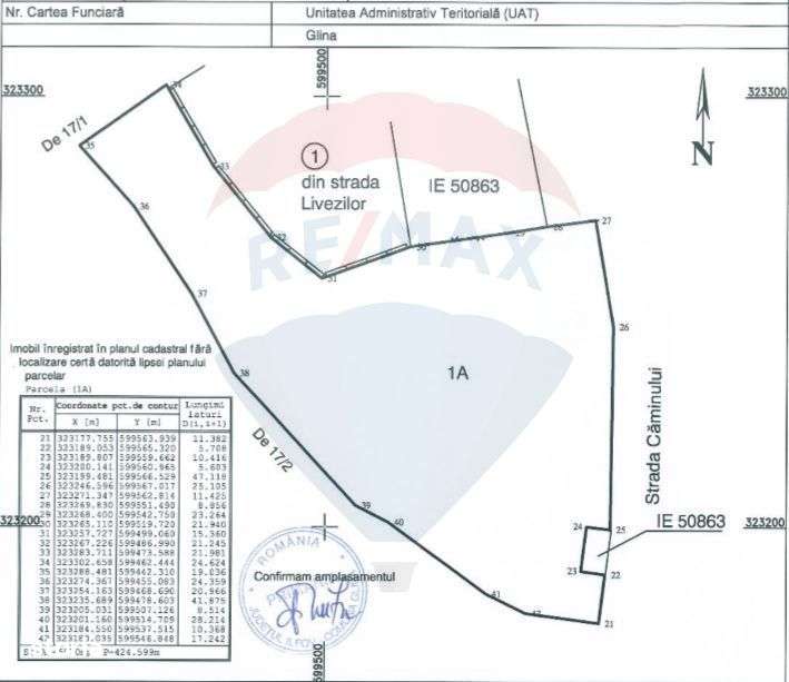 Investitie 6870mp Teren intravilan Glina - Autostrada A2, A0 - Imagine principală: 3/4