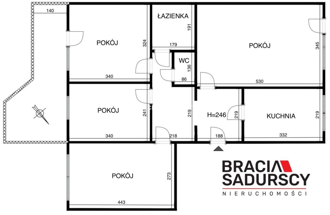 Funkcjonalne 4 pok. mieszkanie w Czyżynach! - Pełny obrazek: 3/20