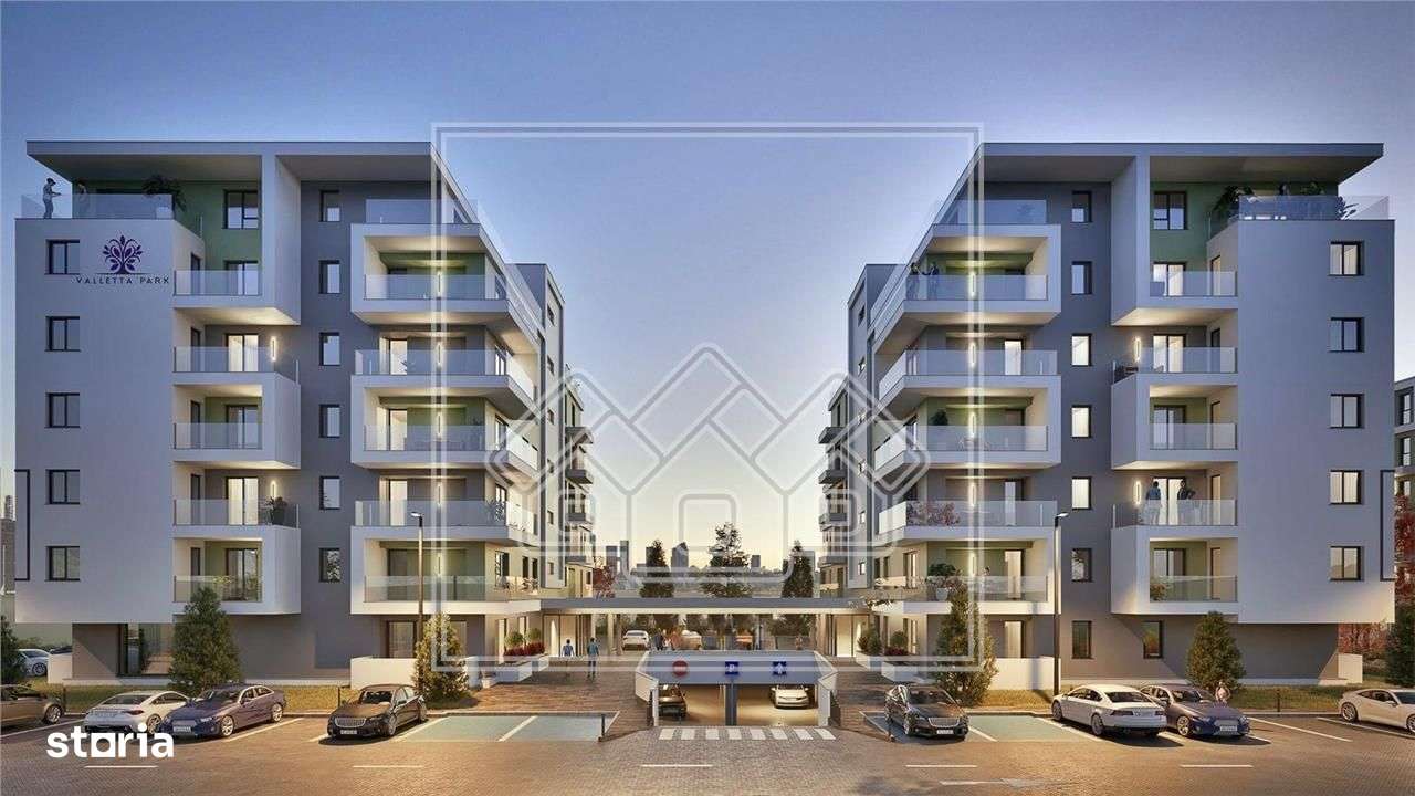 Apartament de vanzare in Sibiu - 2 camere - ansamblu nou, bl cu lift - Imagine principală: 4/8