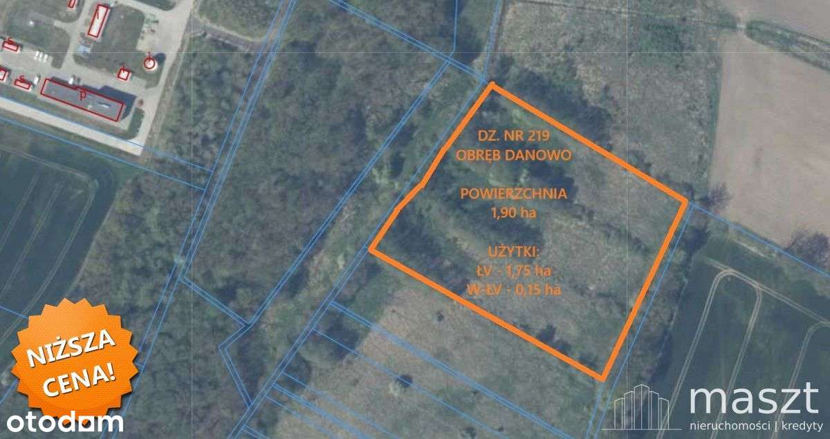 nowa cena - O K A Z J A - działka rolna - 1,9 ha-0