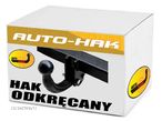 VW CADDY3 III 2004do2020 HAK HOLOWNICZY Z KULĄ ODKRĘCANĄ NA DWIE ŚRUBY+MODUŁ13PIN - 13