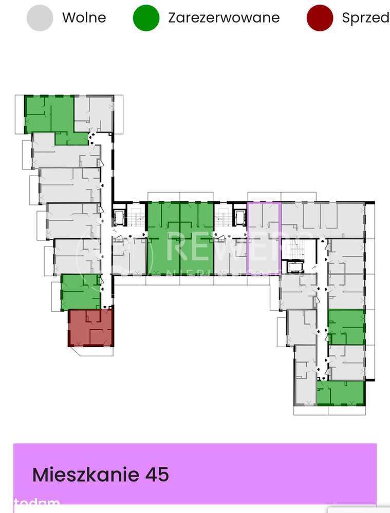 Piękne trzy pokoje plus dwa balkony Ponikwoda - Pełny obrazek: 3/6