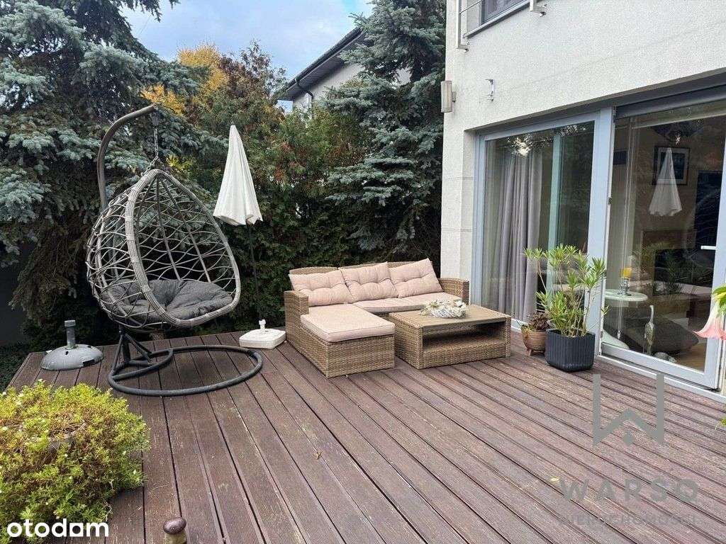 Dom przy Lesie Młocińskim. Garaż na 3 auta.-5