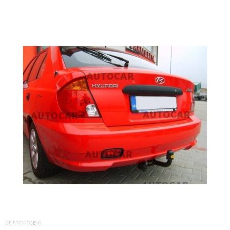 Carlig de remorcare pentru Hyundai ACCENT - 3/5usi. (LC) - sistem semidemontabil -cu suruburi  din 2000 pana 2006 - 9