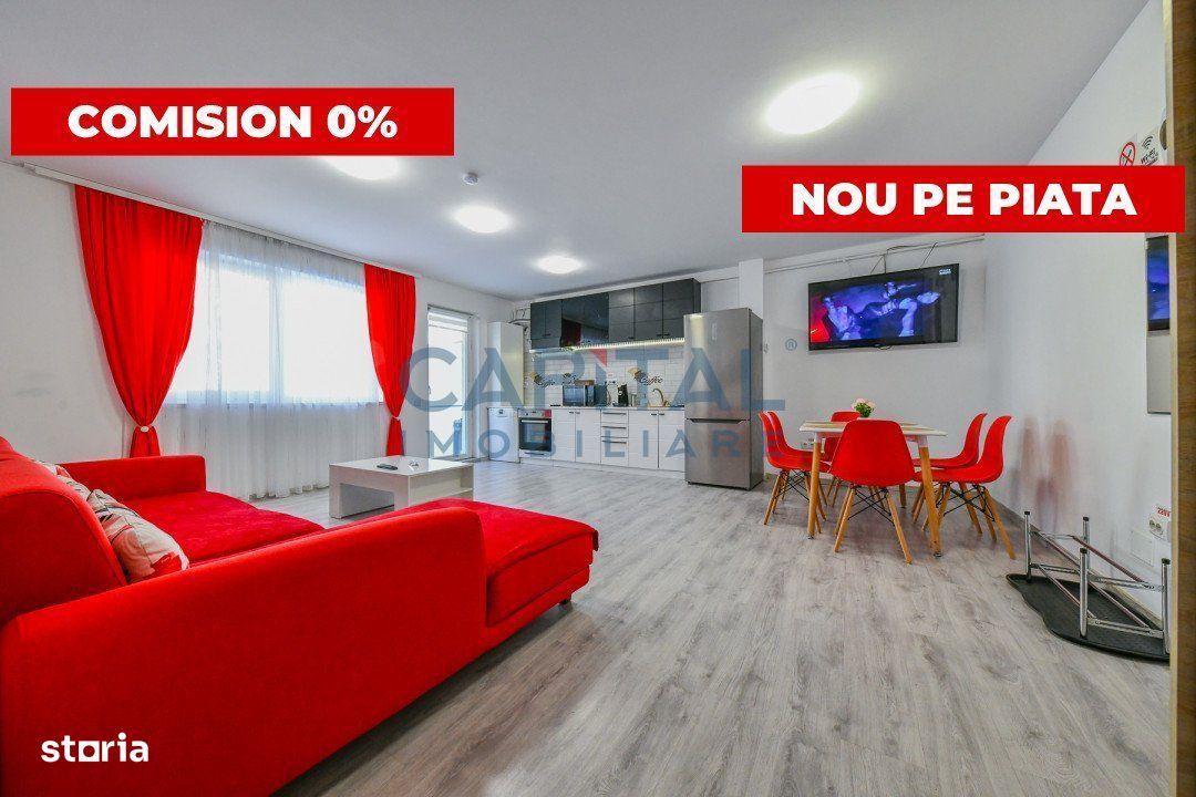 Comision 0%! Apartament cu 2 camere+ terasa 30mp, Floresti