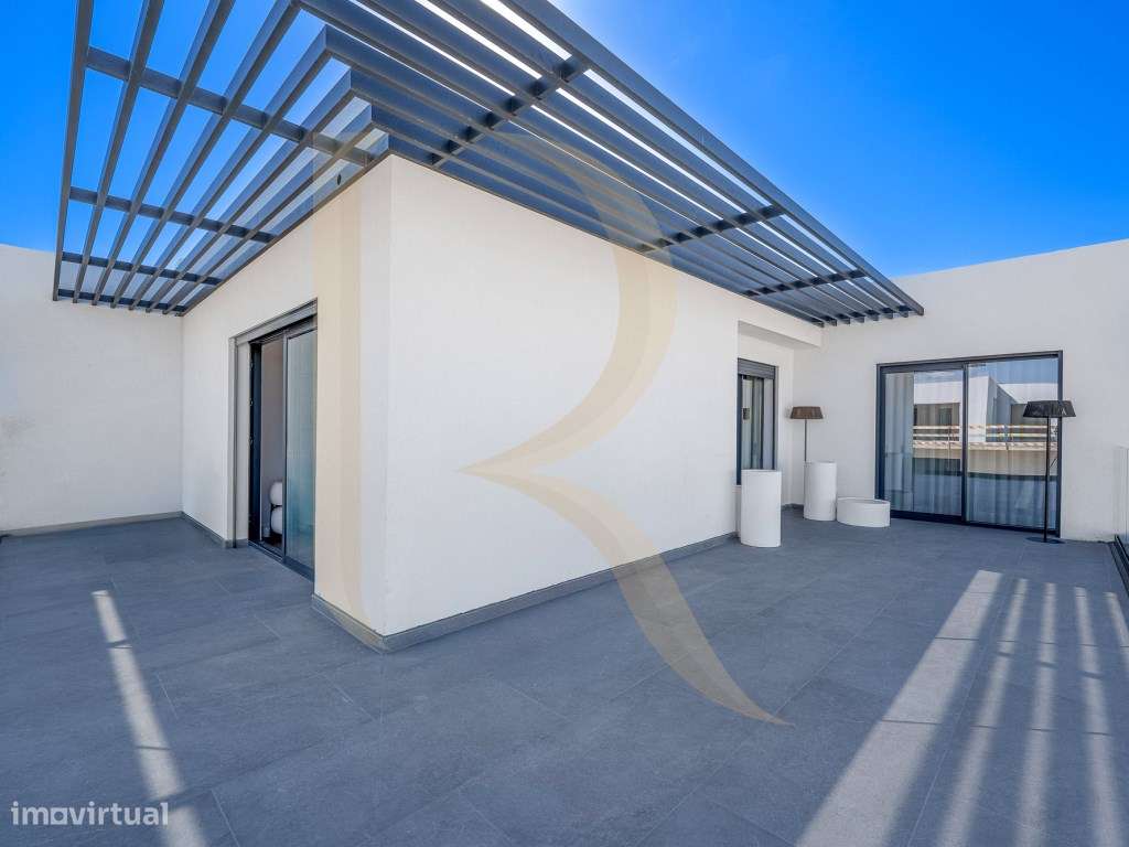 Moradia geminada T3 nova com garagem e piscina nos Foros de Amora -...-14