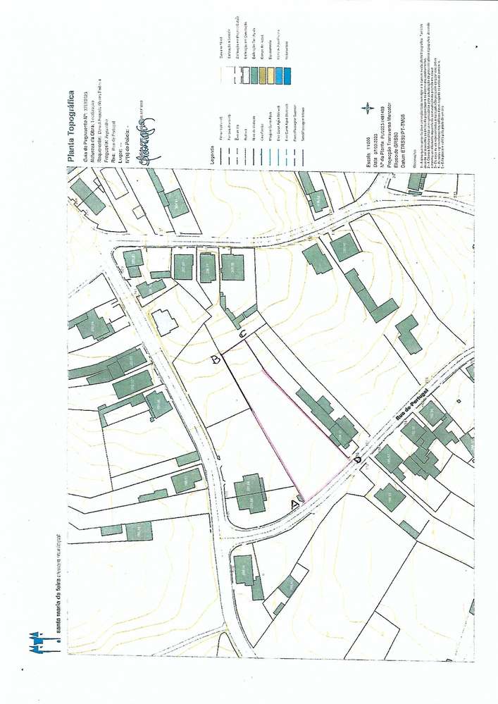 Terreno urbano para construção de moradia de 4 frentes, Argoncilhe - Grande imagem: 4/4