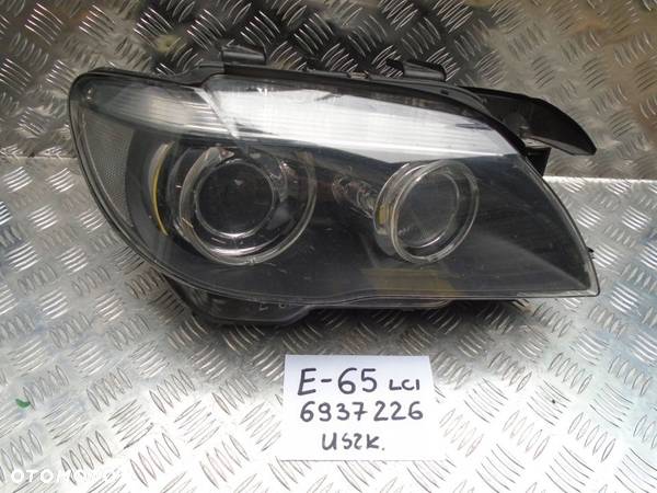 BMW E65 LCI LAMPA PRAWA PRZOD XENON EU NIE SKRETNA - 1