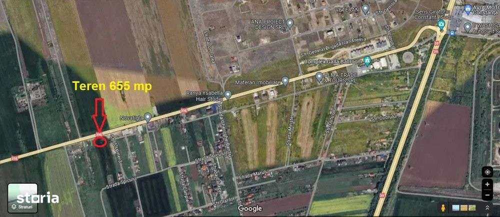 TEREN INTRAVILAN LAZU| 655MP  | 2 LOTURI IDENTICE DISPONIBILE| - Imagine principală: 5/7