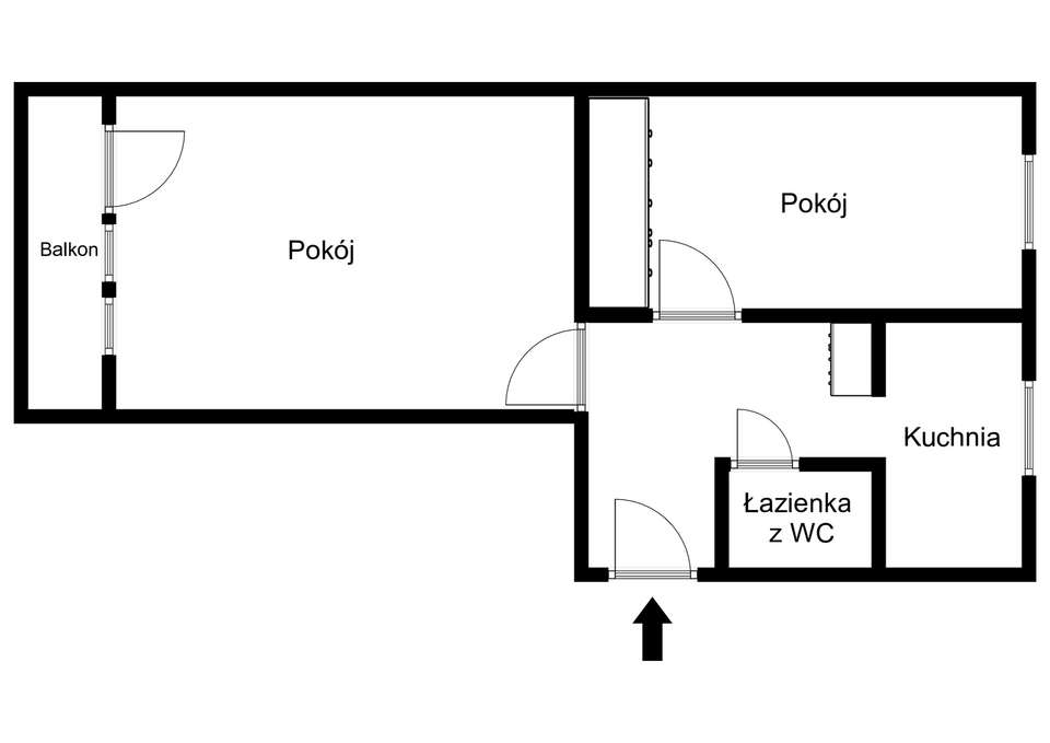 Dwa pokoje plus osobna kuchnia. Mieszkanie po generalnym remoncie.-17