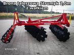 Brona talerzowa TALERZÓWKA V  AGREGAT 1,4m 1,6m 1,8m 2m 2,2m 2,4m 2,7m STRUMYK Lekka Nowa - 8