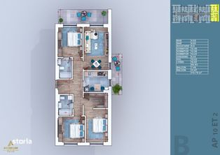 Apartament - vanzare - 4 camere -116 mp - Pallady - Titan - Sector 3