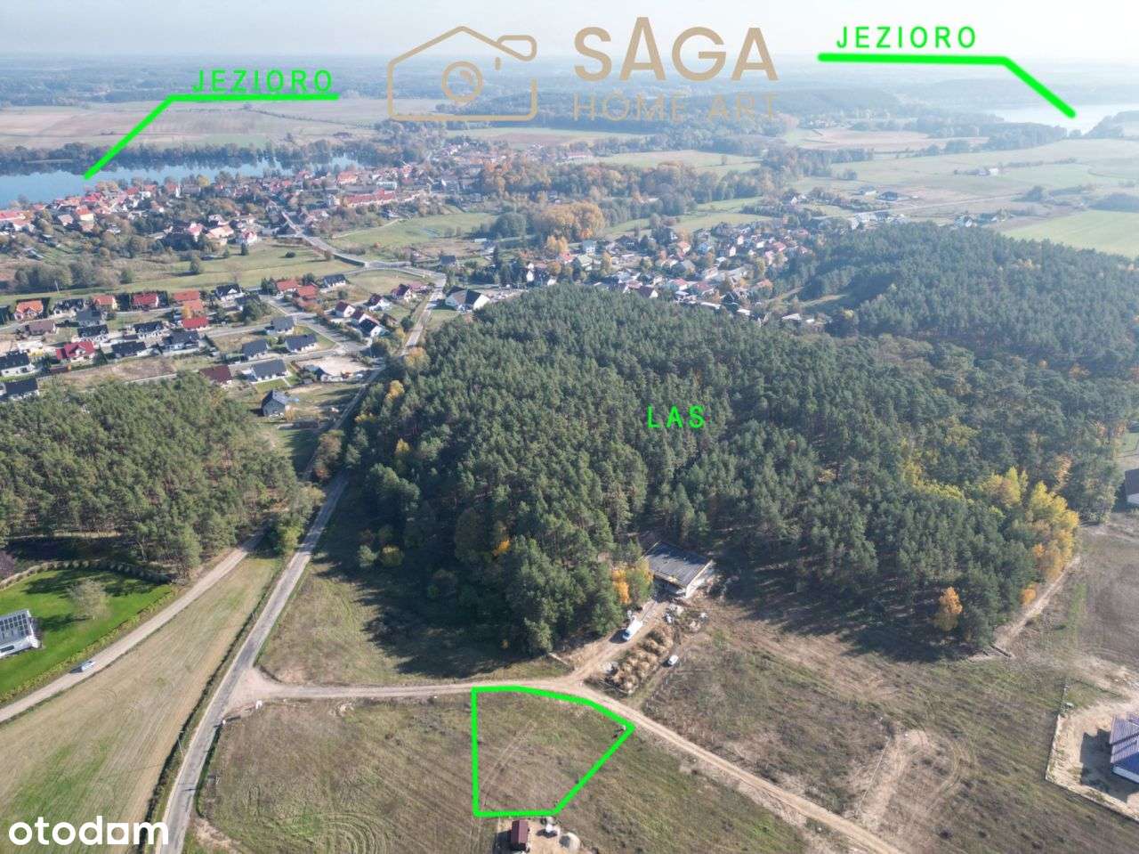 Działka 943 m2/0% prowizji/2 jeziora/las/media/Mpz-10