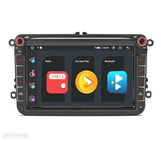 RADIO 8″ GPS ANDROID 11 VOLKSWAGEN VW PARA SEAT SKODA OCTACORE 4GB RAM+64GB ROM - 1