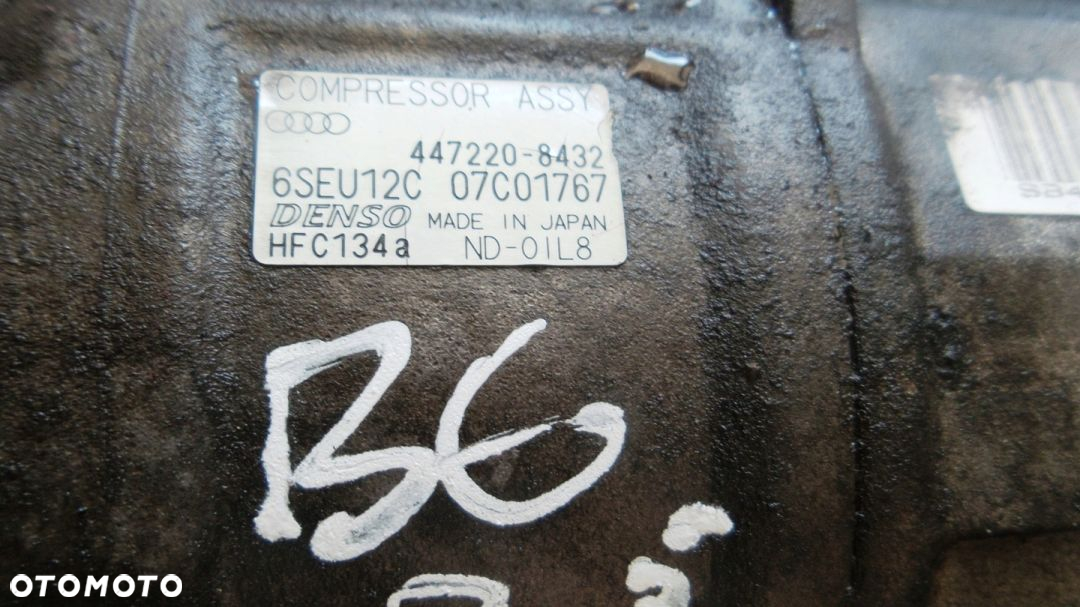 Sprężarka klimatyzacji 447220-8432 Audi A4 B6 2.5 - 2