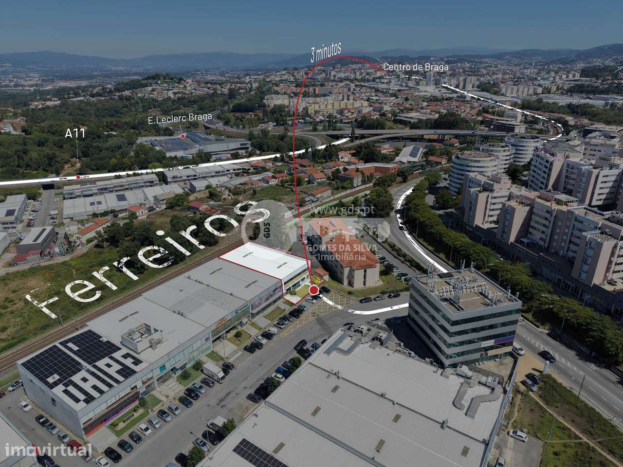 Pavilhão Comercial c/ área bruta de 1782m2 em Ferreiros-4