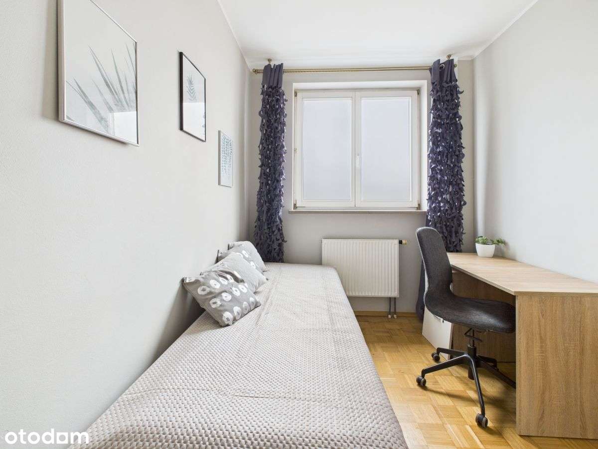 Jasne 2 pokoje z balkonem i panoramą Tarchomina –-9