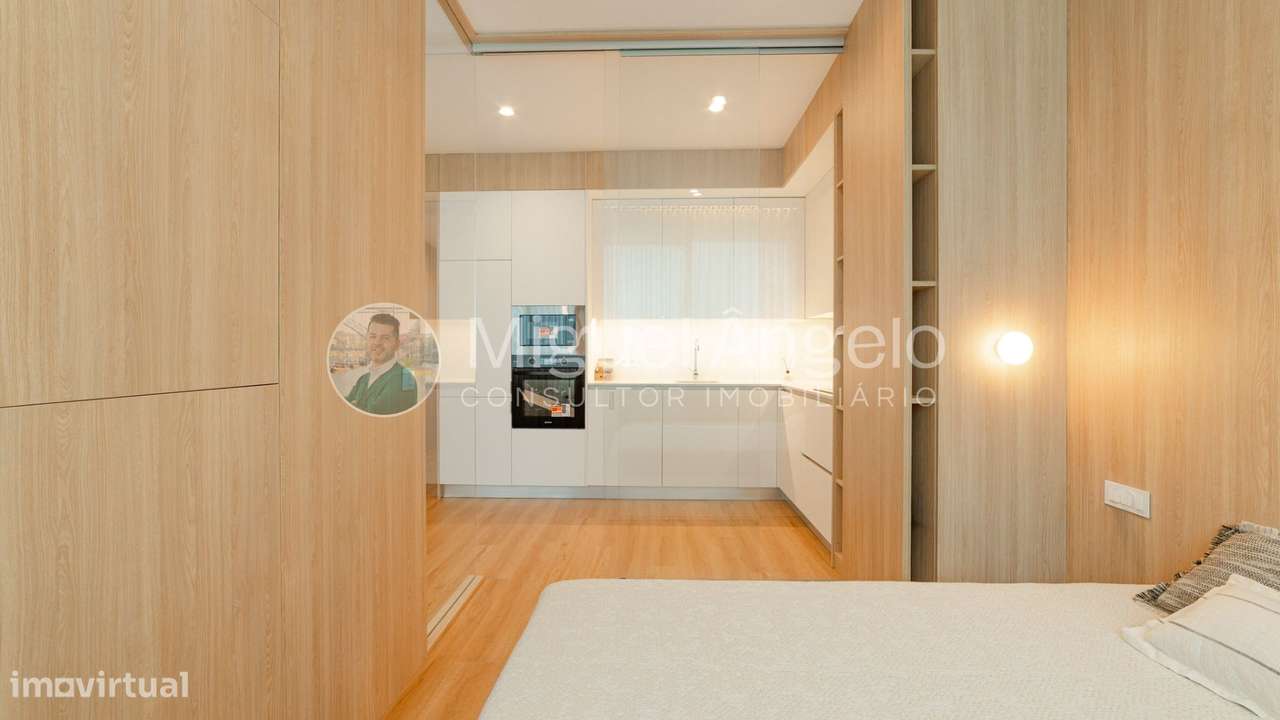 Apartamento T0 totalmente novo e mobiliado com lugar de garagem, Porto-8