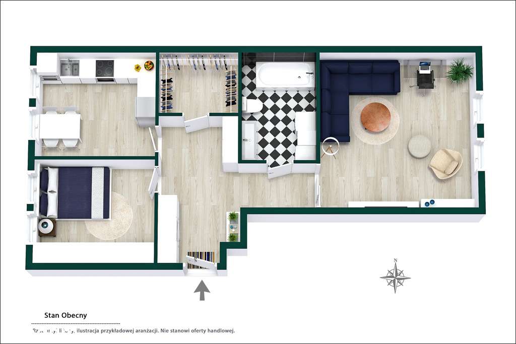 2 Pokoje z potencjałem na 3 - Piaseczno-8