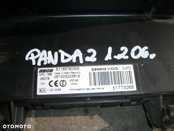 fiat panda 2 1.2 06r skrzynka bsi 51773068 - 2