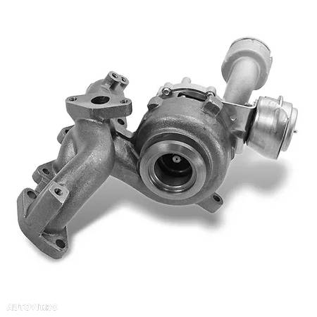 Turbina / turbo compresor suflanta Audi A3 8P, Seat Altea Leon Toledo 3, Skoda Octavia 2 Superb 2, VW Golf 5, Passat B6, Touran, Jetta 3, motoare 2.0 diesel AZV, BKD, BEE, BKP, BMA, BVE, BWV - 4