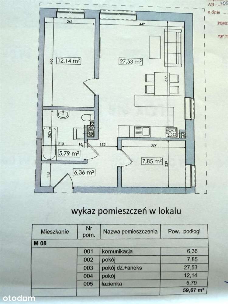 Mieszkanie, 59,67 m², Skarbimierzyce-12
