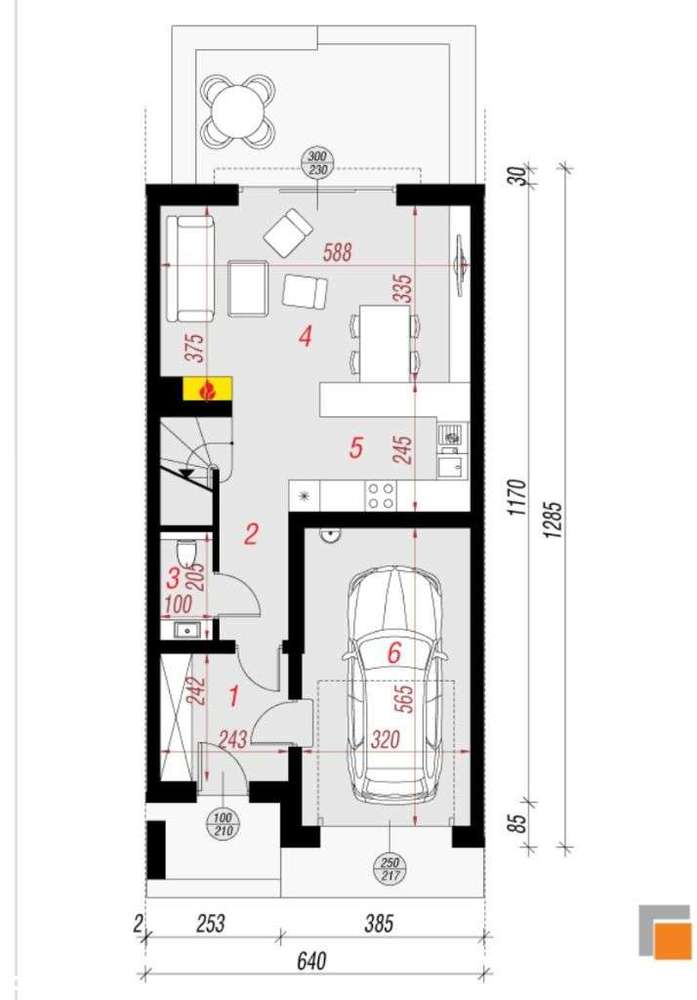 Okazja! teren pod 3 domy szer.PNB- 209000 brutto - Pełny obrazek: 4/10