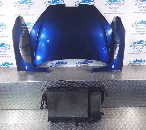 FRENTE COMPLETA PEUGEOT 407 6D 6E CAPOT PARACHOQUES GUARDA-LAMAS OTICAS RADIADOR VENTILADOR FRENTE FIBRA REFORÇO - 10