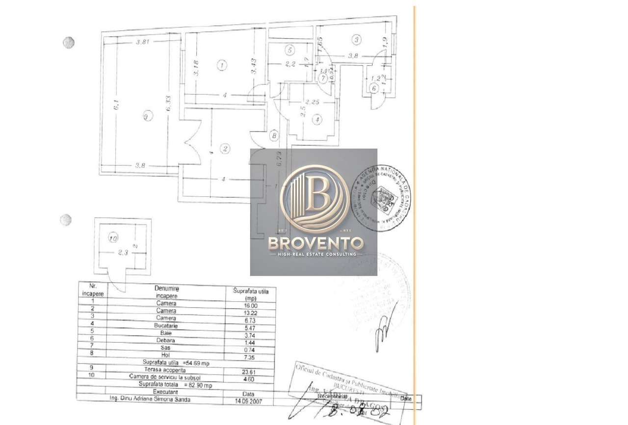 Apartament 2 camere si terasa inchisa Cismigiu-13