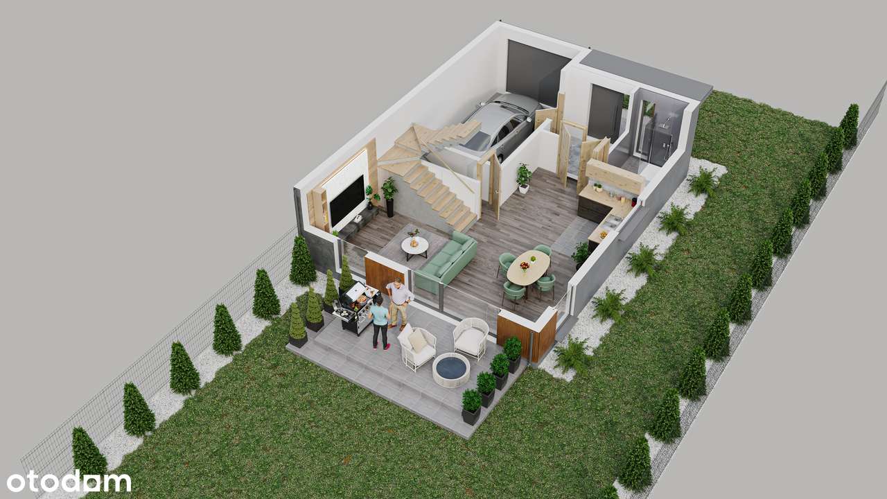 Nowy Dom 145 mkw w zabudowie bliźniaczej na skraju Piaseczna-11