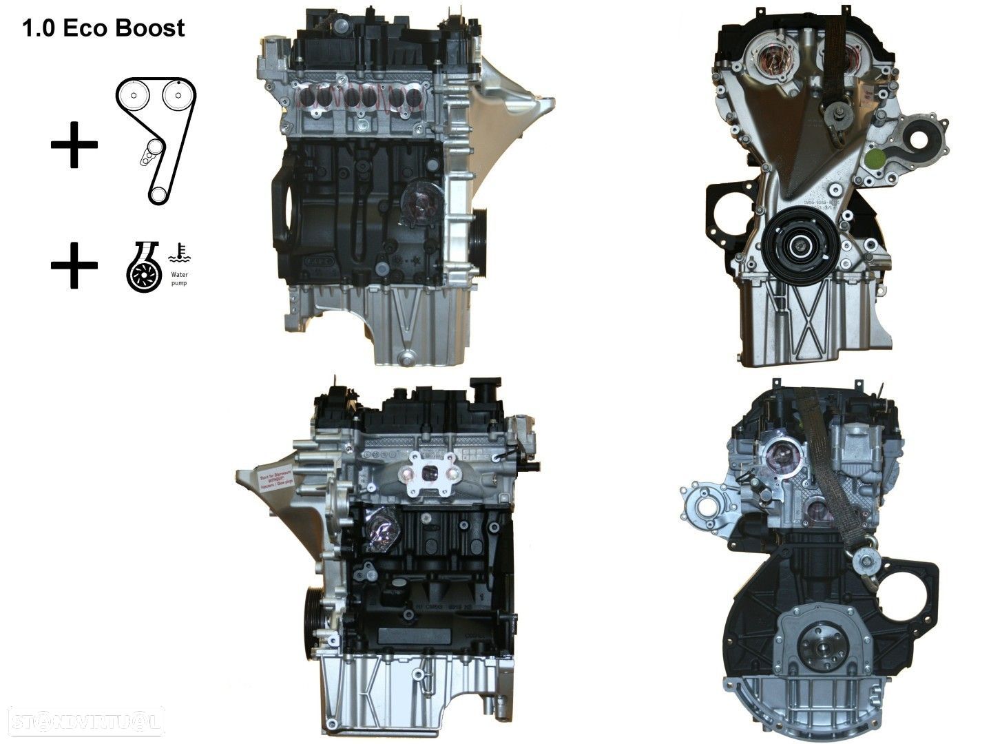 Motor  Reconstruído FORD B-MAX 1.0 EcoBoost SFJA - 1