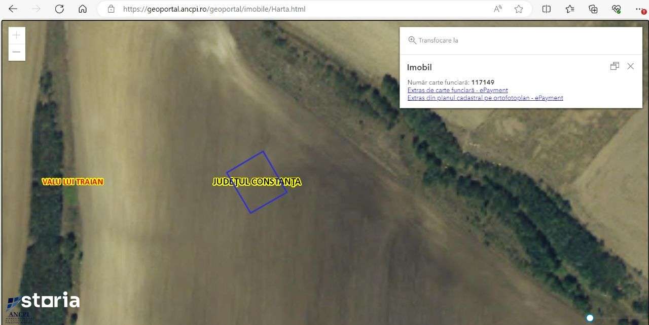 Teren 500 mp(lot 26)/Valu Lui Traian/licitatie - Imagine principală: 1/4